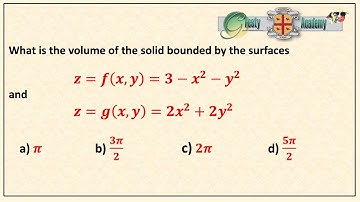 How to Calculate a Volume Bounded by Two Surfaces Using Polar Coordinates