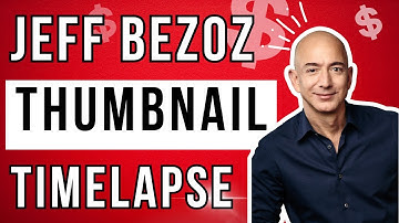 Trying to make a thumbnail using Jeff Bezoz #relax #asmr #chill #art #timelapse
