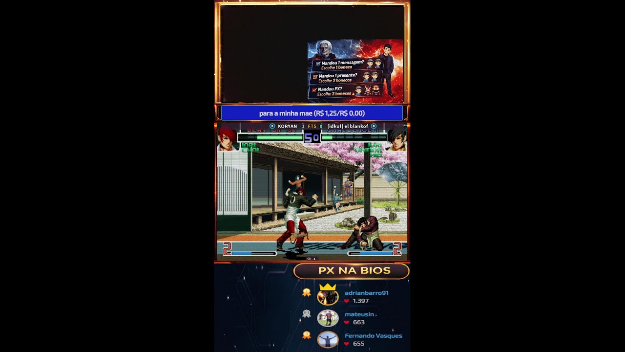 Rumo ao Top Player! V.O Valderio no KOF 2002 Online”