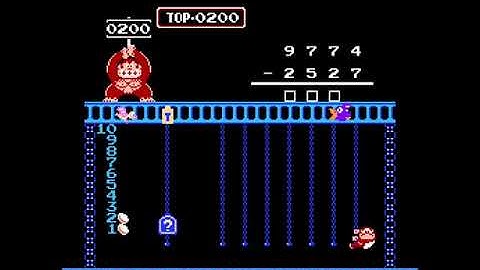 Donkey Kong Jr  no Sansū Asobi || FC