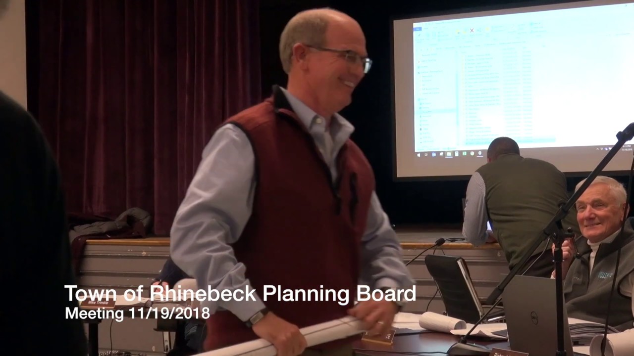 Town of Rhinebeck Planning Board Meeting 11/19/2018 YouTube