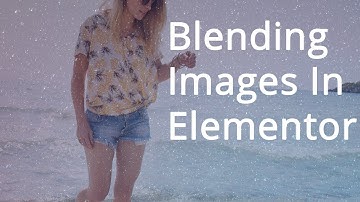How to Blend an Image On Top of Another Image in Elementor