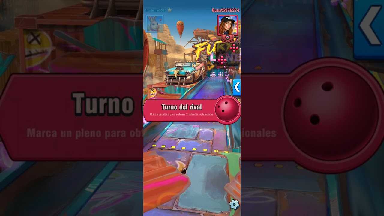 Bowling Crew -Sala Fury Lane: Rompe pinos