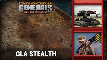 China Infantry General - Challenge #2 vs GLA Stealth [Hard] - C&C Generals ZH Shockwave