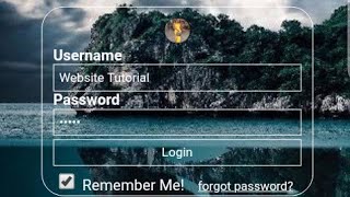How to - Transparent Login Form with pure css How to - Transparent Login Form with pure css