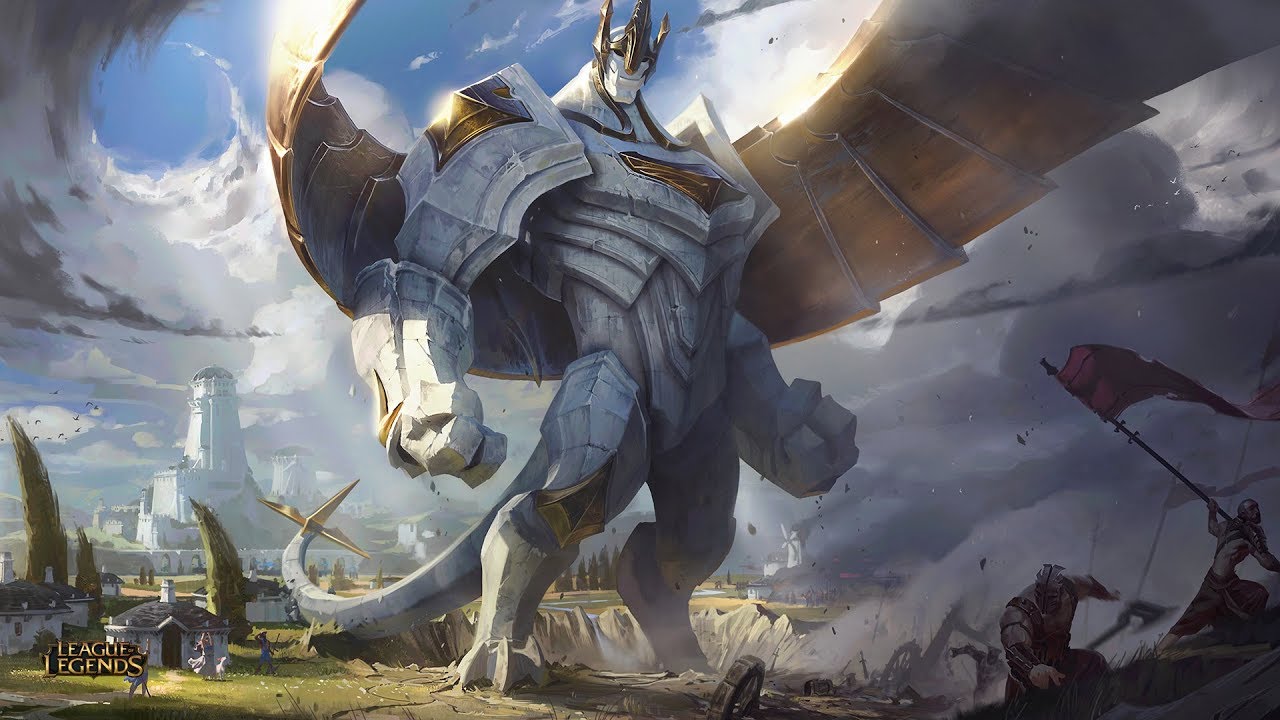 Galio, the Colossus Login Screen - League of Legends