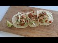 tacos del pez cabeza de serpiente ( pesca y cocina)