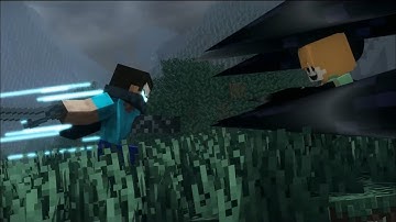 "Willow Tree" - A Minecraft Music Video - Herobrine vs Distorted Alex
