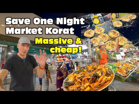 Save One Night Market Korat: The biggest in Thailand & super cheap!