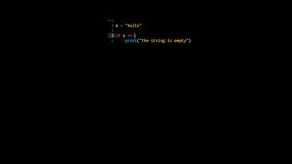 Python Check If String Is Empty Using Strict Equality Check