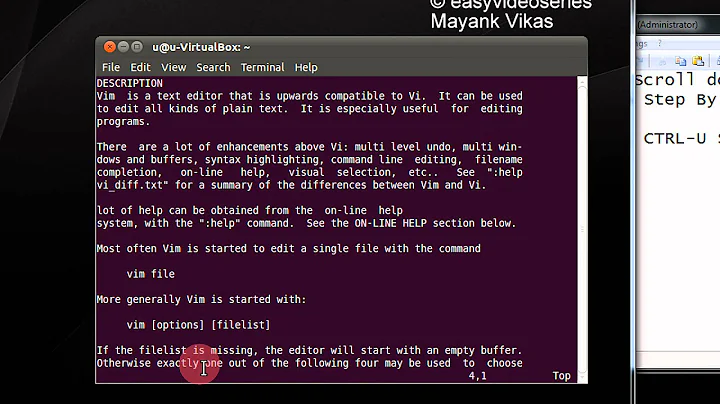 How To Scroll down, up one half-screen In Vi Or Vim Editor In Linux A Step By Step Tutorial