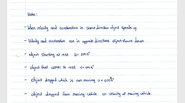 Physics Lesson - Kinematics
