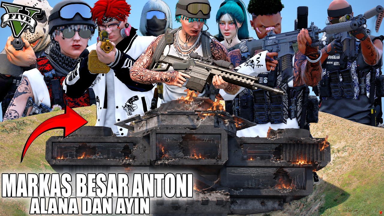 JOHAN MENGHANCURKAN MARKAS ANTONI !! TEMPAT ALANA DAN AYAIN DI SEMBUNYIKAN !! GTA 5 ROLEPLAY