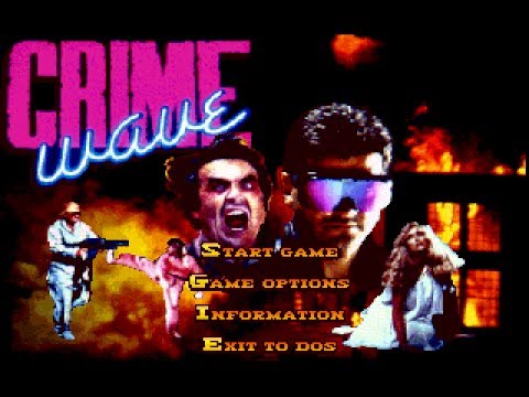 Crime Wave (PC/DOS) 1990, Access Software, Inc.