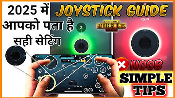 Joystick ⏩  Movement In Pubg BGMI 2025 Joystick Issues Fixed 🟢 New update Joystick Settings