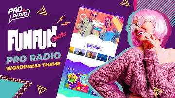 Pop Goes the Website: Colorful Radio Station Template for You! #radio #radiostation #wordpress