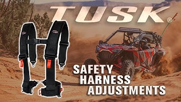 How to Adjust Tusk 4 Point 3 Inch H Style Safety Harness