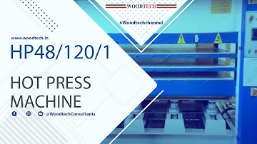 WOODTECH CONSULTANTS - MODEL - HP48/120/1 HOT PRESS MACHINE #woodtechchannel #factoryshorts