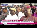 Gov Aiyedatiwa Asks Ondo APC Members To Embrace Peace, Unity Ahead Of Governorship Poll