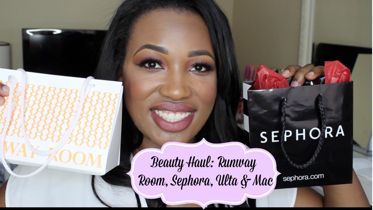 Beauty Haul | Runway Room, Sephora, Mac & Ulta | Meka Meeks - YouTube
