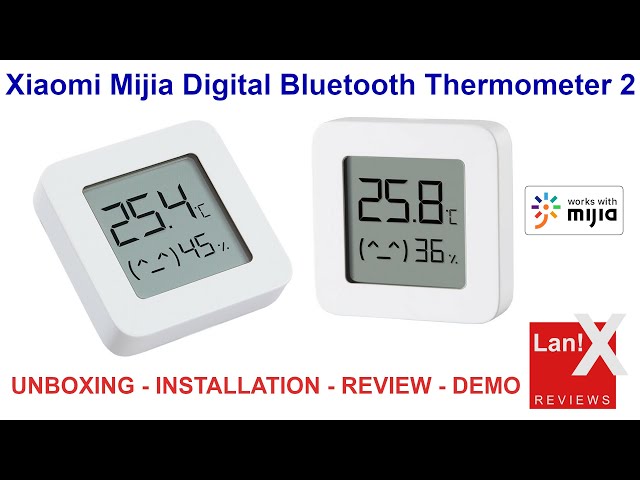 2pc Xiaomi Mijia Bluetooth Thermometer Hygrometer 2 Temperature Humidity  Monitor