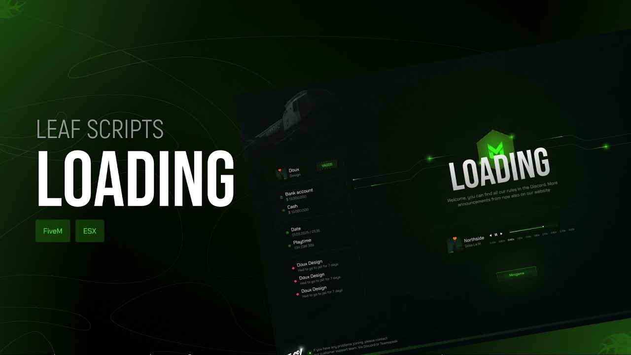 leaf_loadingscreen | Leaf Scripts FiveM [ESX] - YouTube