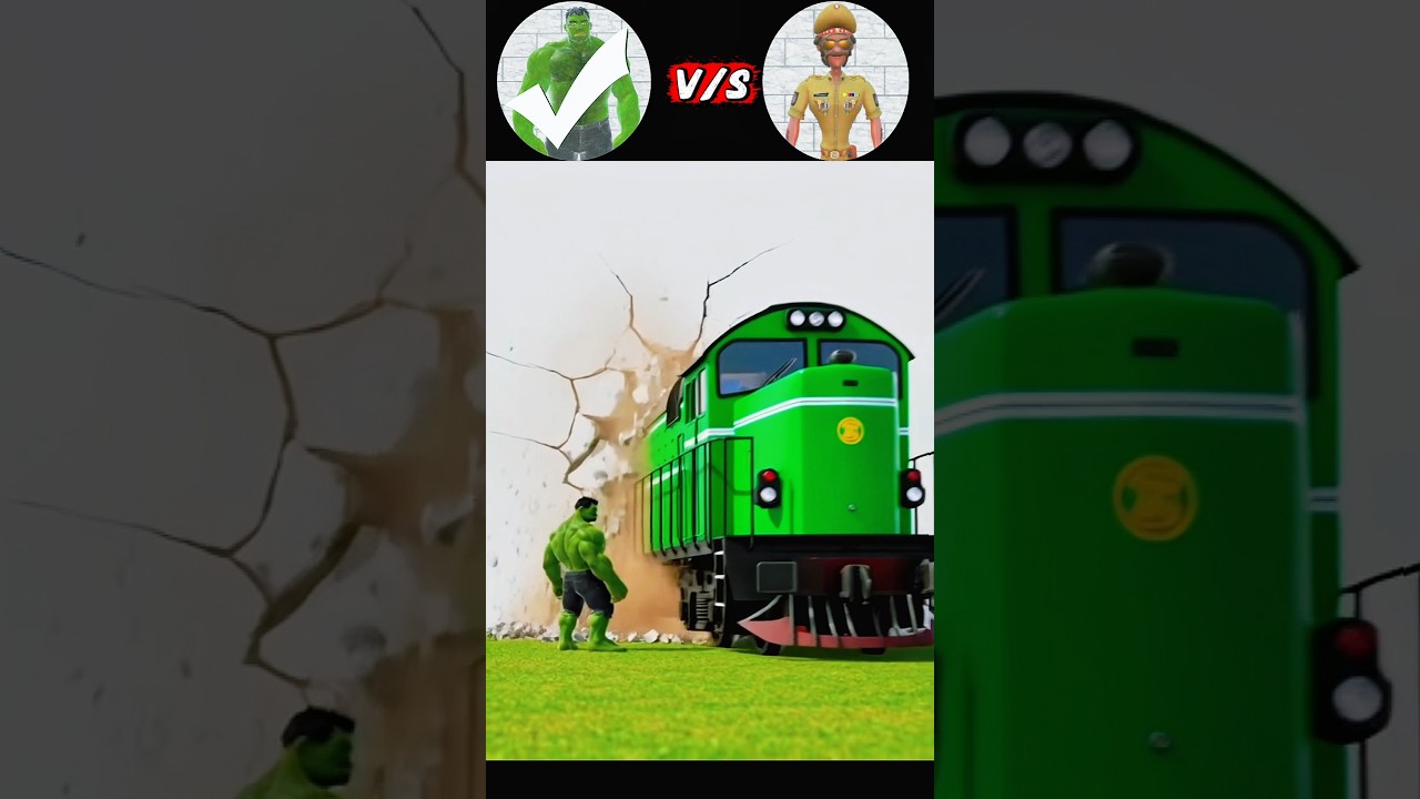 Hulk Vs Chingam Sir Train 🚂 Challenge 🤯 Indian Theft Auto Simulator 💥😱 