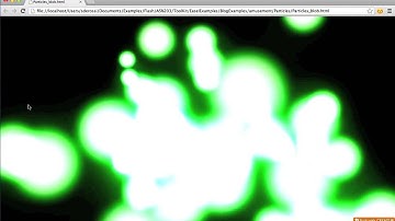 CreateJS: Particle Blob