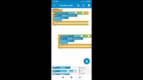 Pin luck application creating video  sketchware