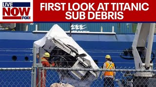 Titanic sub debris recovered: First images released of doomed submersible | LiveNOW from FOX