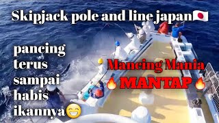 Fishing for skipjack tuna the best old fashioned way #tuna #fishing #japan #mancingmania