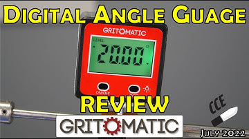GRITOMATIC Digital Angle Gauge - ESSENTIAL for Anyone Serious About Sharpening Knives