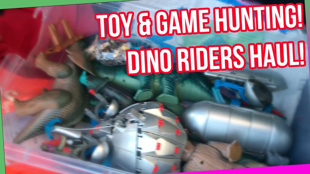 Toy and Game Hunting! Huge Dino Riders Haul, Nintendo and more!