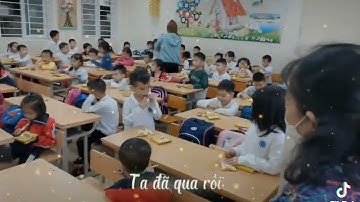 kỷ niệm chuyển trường lớp 1 của linh sang trường mới - Tiểu học cổ nhuế 2A