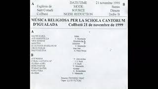 Crux Fidelis (Joan Just i Bertran) – Schola Cantorum de Igualada (Barcelona, ESPAÑA) (1999)