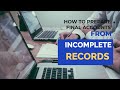Introduction to Incomplete Record (Single Entry System) - Part 1