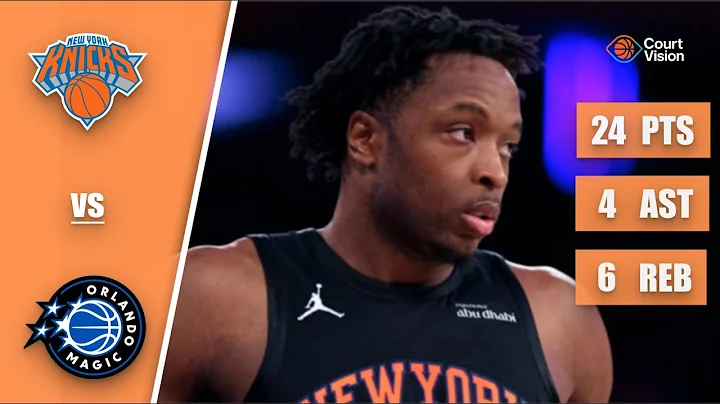 OG Anunoby - 24 Points, 3 Steals, 4 Assists vs Magic - 2025-26 Regular Season