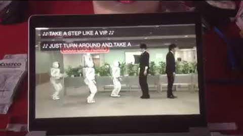 The Algorithm March with ASIMO robots