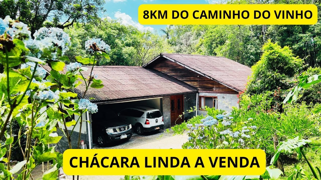 CHÁCARA COM 3 POÇOS, CASA DE 350M², POMAR RICO, HORTA, BOSQUE, BEM LOCALIZADO, SÃO JOSÉ DOS PINHAIS
