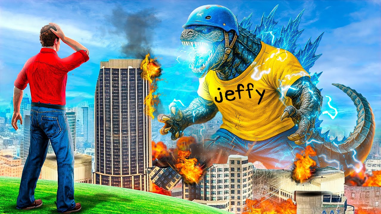 Jeffy Becomes GODZILLA In GTA 5!
