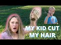 AMAZING HAIRCUT TRANSFORMATION | Kids Cut MOMS Hair | Before & After!