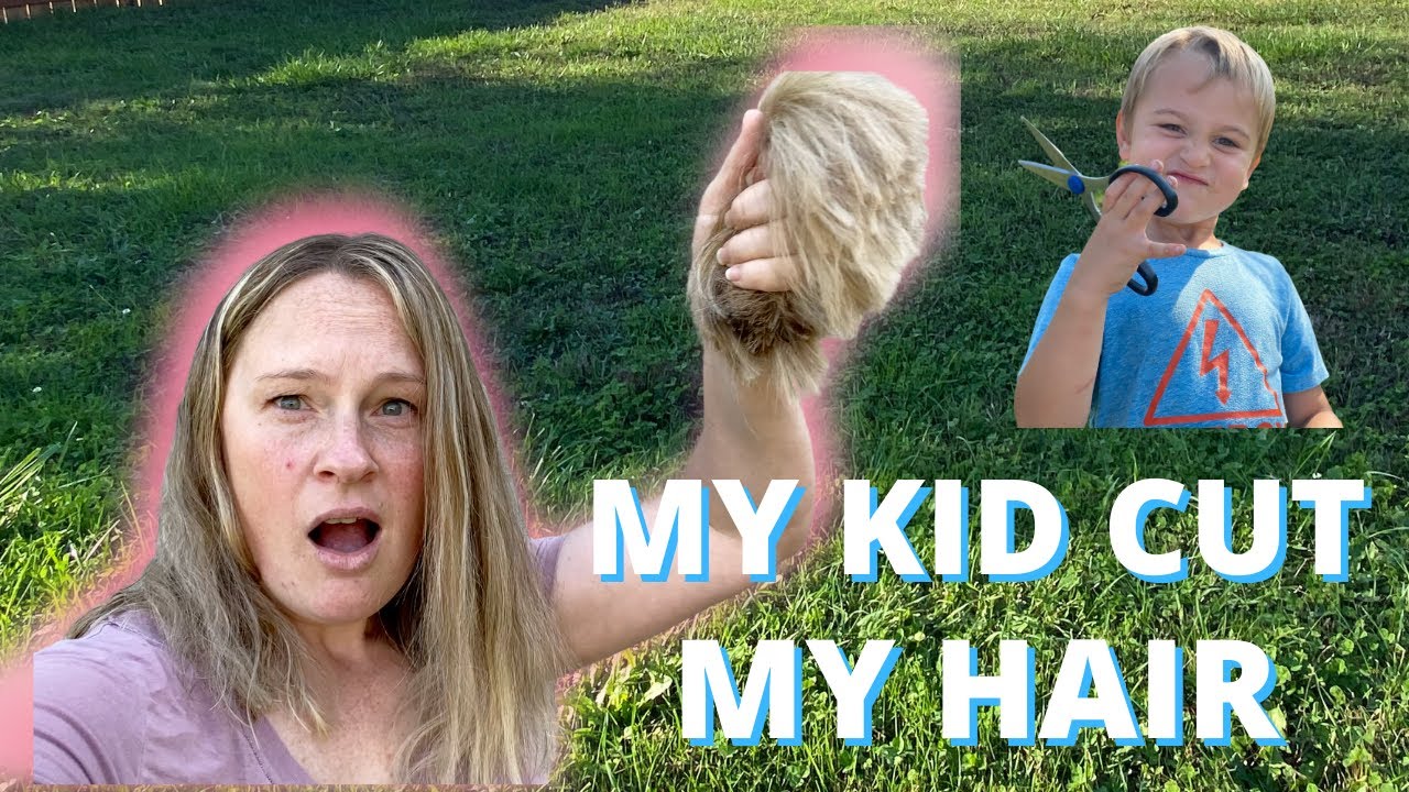 AMAZING HAIRCUT TRANSFORMATION | Kids Cut MOMS Hair | Before & After!