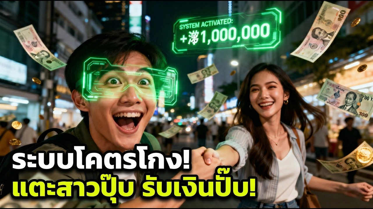 หนุ่มบ้านนอกเข้ากรุงโดนดูถูก ปลุกระบบแตะตัวสาวรับเงินสด พลิกเป็นเศรษฐีได้เมียสวยสุดๆ