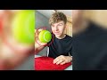 IMPOSSIBLE tennis 🎾 trick! 😨 #shorts