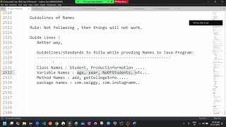 Day 23  Naming Conventions in Java   By Dilip IT Academy   DIT