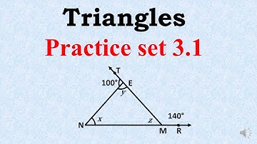 Triangles std 9th Practice set 3.1 I Triangles class 9th  I Chapter 3 Triangles I Maths 2 I Triangle