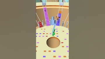 Bridge Race level 343 walkthrough solution|Gameplay||AloneGamestips|#shorts #BridgeRace #tags      