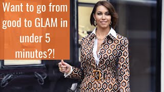 How to go from good to glam in five minutes #stylist #stylehack #styling #styletip #stylingtips