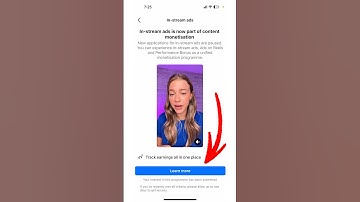 In stream ads learn more problem 🤑 In stream ads is now part of content monetization #facebook