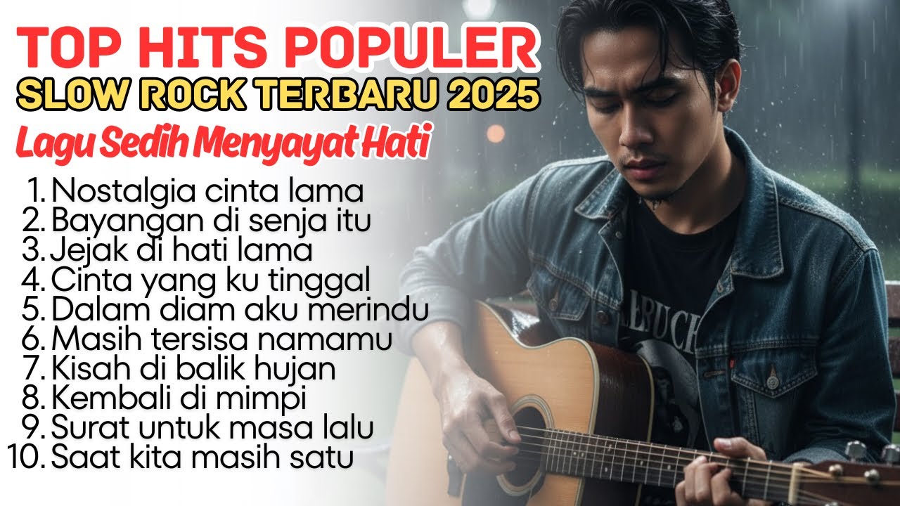 TOP HITS POPULER - SLOW ROCK MELAYU TERBARU 2025 / Menyayat Hati / Lagu Pop Minang / Slow Melayu🎶